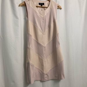 Blush pink mini dress